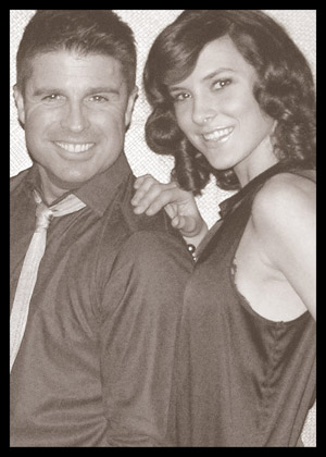 Photo of Julie Dubela with Alterna's Global Creative Director Michael Shaun Corby